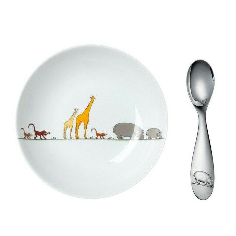 Savane Child Plate and Baby Spoon