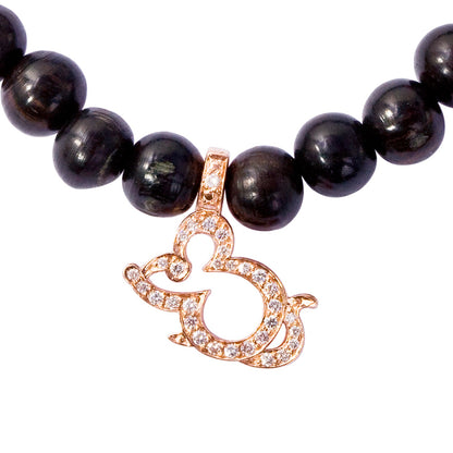Mala beads bracelet with horoscope - Rat