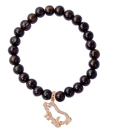 Mala beads bracelet with horoscope - Pig