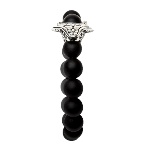 Chinese Zodiac Ebony Bead Bracelet - Year of the Snake