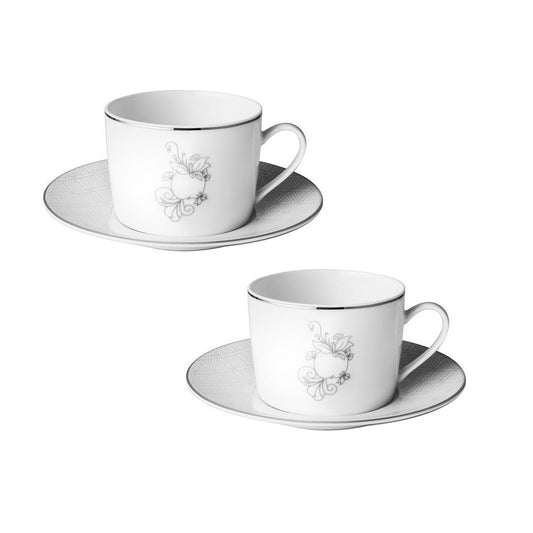 Jardin d'Eden 2 Teacup & Saucer