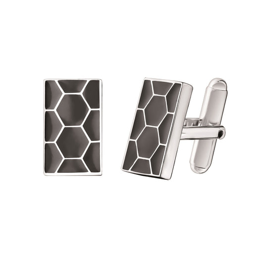 Code Royale Cufflinks, Grey