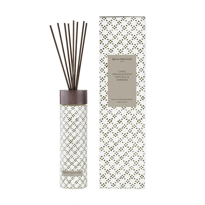 Cassis, Orange Blossom, Patchouli & Ambergris Reed Diffuser